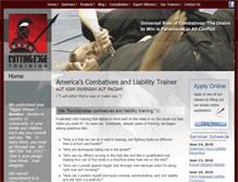 Tablet Screenshot of cuttingedgetraining.org