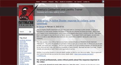 Desktop Screenshot of blog.cuttingedgetraining.org